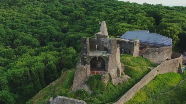Vidéo Drone Château Soml Hongrie — Video