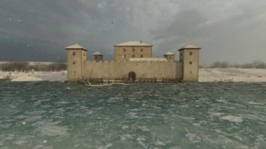 Roma Fortlet Kışı 'nın sonları, 3 boyutlu animasyon, bir Roma binasının yeniden inşası.