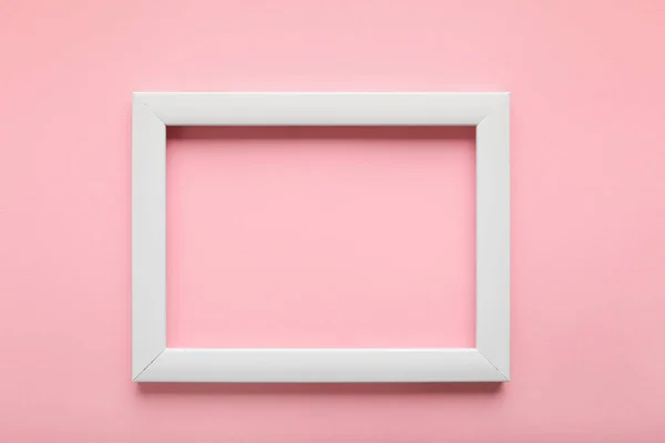Abstract Paper Minimal Background White Frame Minimal Composition Empty Picture — Fotografia de Stock
