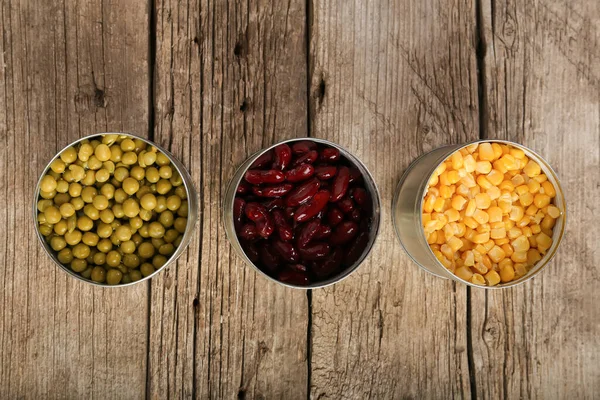 Canned Beans Useful Trace Elements Ingredients Cooking Proper Nutrition Non — Photo