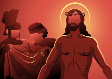 Tenth station, Jesus is Stripped of His Garments clipart