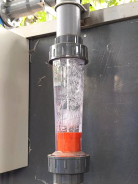 PVC Plastik Tüplü Su Ölçer (Akış Ölçer), tüpteki suyun hacim akış oranının ölçülmesi, su arıtma tesislerinin bir kısmı, kirli suyun filtrelenmesi veya arıtılması