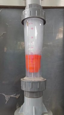 PVC Plastik Tüplü Su Ölçer (Akış Ölçer), tüpteki suyun hacim akış oranının ölçülmesi, su arıtma tesislerinin bir kısmı, kirli suyun filtrelenmesi veya arıtılması