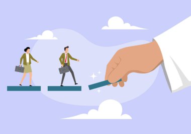 Başarı Yolundaki İş İnsanları için İsa 'nın El Köprüsü Boşluğu - Destek ve Fırsat