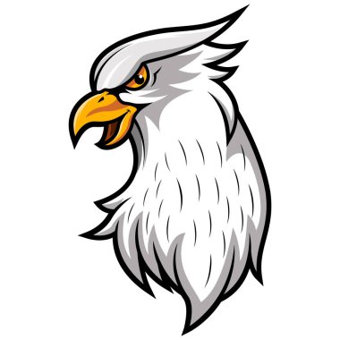 Griffin baş maskot logosu tasarımı