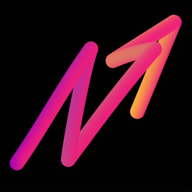 Renkli oklu soyut modern logo şablonu. Uçmak, koşuşturmak. İş sunumlarınız için tasarım öğeleri, reklam broşürü, kapak kitabı..