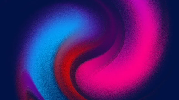 Abstrakt Neon Bakgrund Färgglada Förvridna Spiral Glöder Mörkret Modern Teknisk — Stockfoto