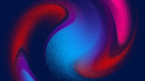 Astrazione Tubo Ondulato Con Cerchi Luce Arcobaleno Blu Rosso Rosa — Foto Stock