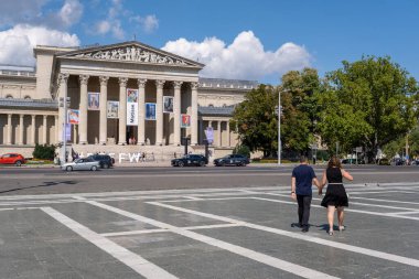 Budapeşte, Macaristan - 3 Eylül 2022: Güzel Sanatlar Müzesi