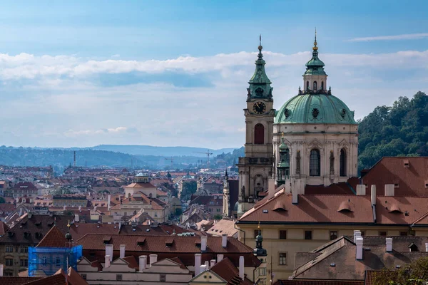 Praga Czechy Września 2022 Kościół Mikołaja Pradze — Zdjęcie stockowe