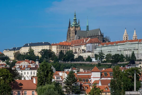 Praga Republika Czeska Września 2022 Zamek Praski Tradycyjne Budynki — Zdjęcie stockowe