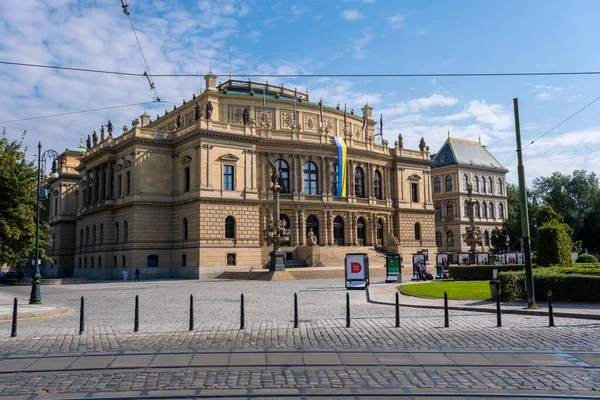 Praga República Checa Septiembre 2022 Galería Rudolfinum Ciudad Vieja Praga — Foto de Stock