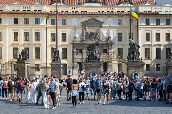 stock image Prague, Czech Republic - 4 September 2022: Matthias Gate at the entrance of Prague Castle