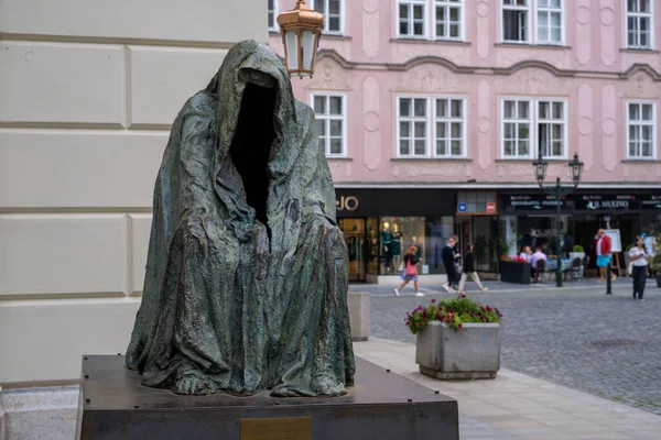 Prague Czech Republic September 2022 Commendatore Statue — Stock Photo, Image