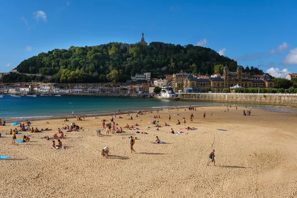 Donostia-San Sebastian, İspanya - 15 Eylül 2022: San Sebastian Belediye Binası, Donostiako Udala