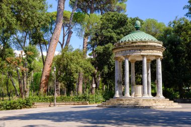 İtalya, Roma 'daki Villa Borghese' deki Diana Tapınağı