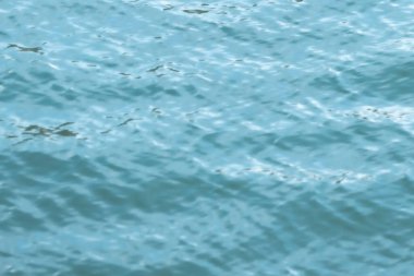 Bulanık su yüzeyi, mavi renk doğal arkaplan, okyanus 