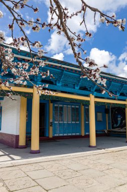 Kırgızistan, Karakol 'daki Dungan camii. Seyahat simgesi