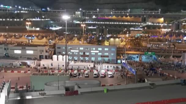 Mecca Królestwo Saudi Arabia Ksa Czerwca 2023 Widok Lotu Ptaka — Wideo stockowe