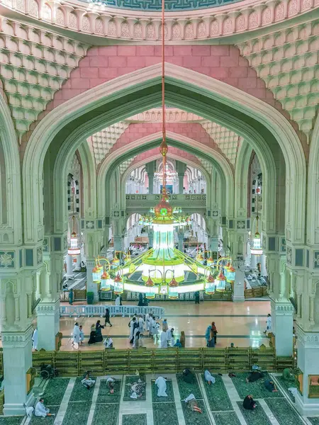 Mecca Reino Saudi Arábia Junho 2023 Vista Superior Mesquita Masjid Fotografias De Stock Royalty-Free