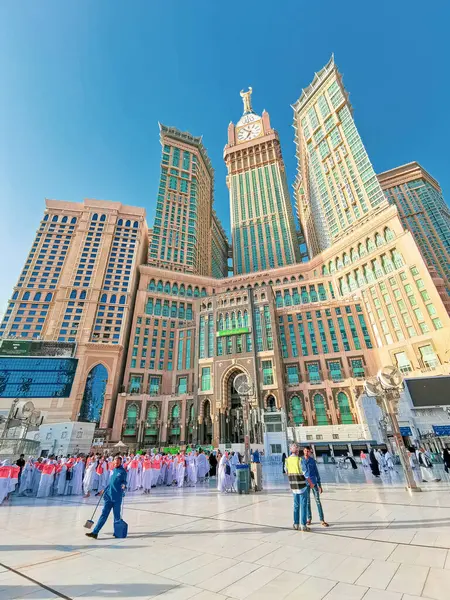 Mecca Reino Saudi Arabia Junho 2023 Skyline Com Abraj Bait Fotografias De Stock Royalty-Free