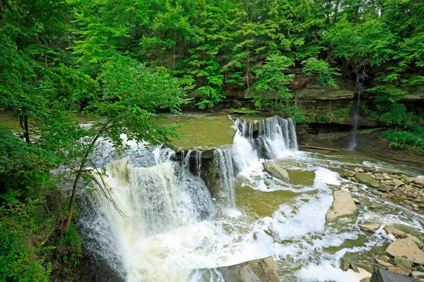 Great Falls Parque Nacional Del Valle Cuyahoga Ohio —  Fotos de Stock