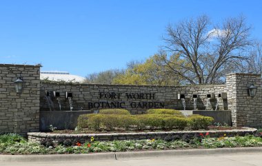 Fort Worth Botanik Bahçesine Giriş, Teksas