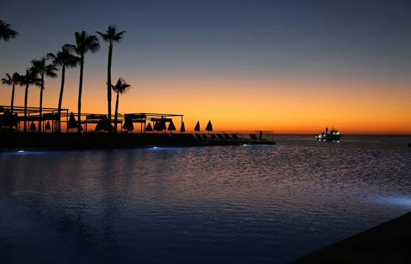 日の出前の風景 ルーカス メキシコ — ストック写真