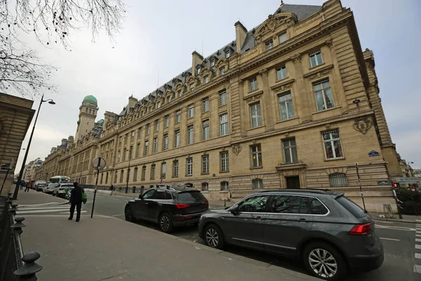 Utca Sorbonne Egyetem Párizs Franciaország — Stock Fotó