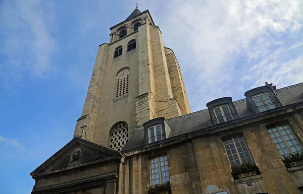 Tårnet Saint Germain Des Pres Århundrede Paris Frankrig - Stock-foto