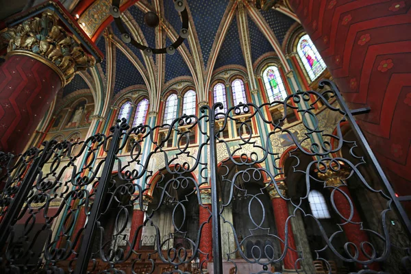 Ijzeren Hek Saint Germain Des Pres Kerk 16E Eeuw Parijs — Stockfoto