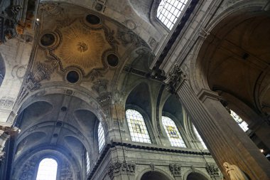 Saint-Sulpice 'deki tavan, Paris, Fransa