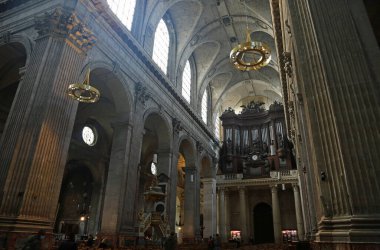 Ana güverte ve org - Saint-Sulpice, Paris, Fransa