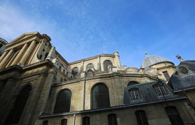 Saint-Sulpice Kilisesi 'nin arka tarafı, Paris, Fransa