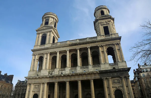 Gereja Saint Sulpice Paris Perancis — Stok Foto