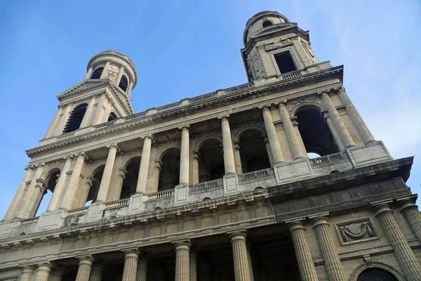 Lihat Saint Sulpice Paris Perancis — Stok Foto
