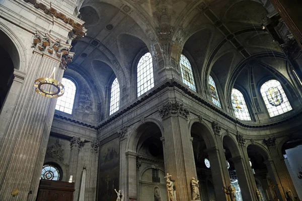 Korinthische Pilaster Saint Sulpice Paris Frankreich — Stockfoto