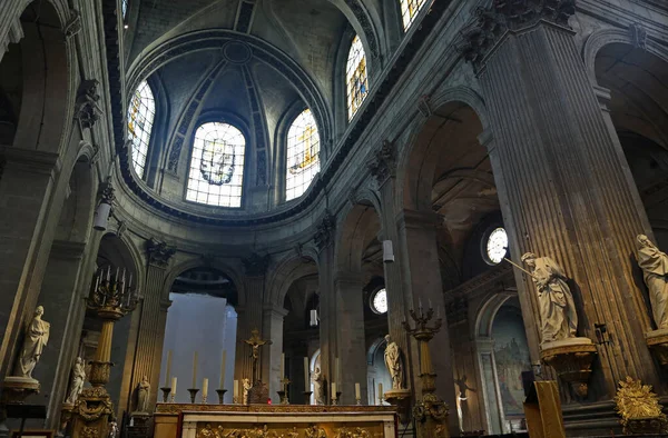 Der Altar Von Saint Sulpice Paris Frankreich — Stockfoto