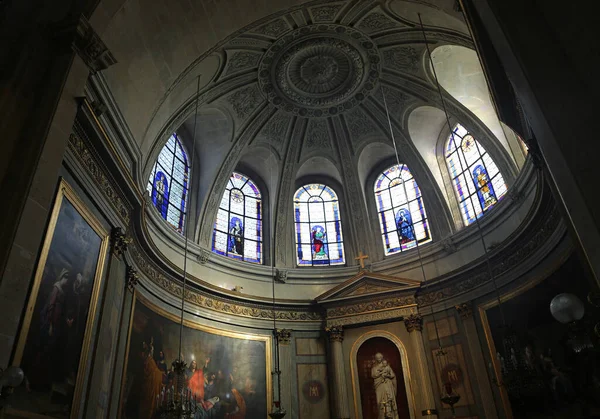 Chapel Virgin Saint Etienne Mont Paris France — стокове фото