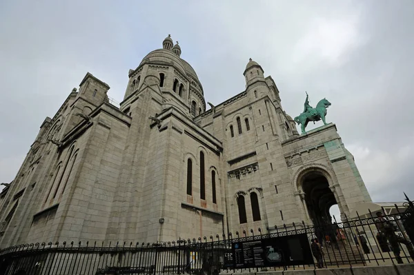 Vista Esquina Basílica Del Sacre Coeur París Francia —  Fotos de Stock