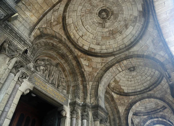 Gamla Taket Sacre Coeur Basilica Paris Frankrike — Stockfoto