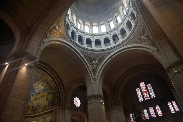 Zoek Naar Belangrijkste Koepel Van Sacre Coeur Basiliek Parijs Frankrijk — Stockfoto