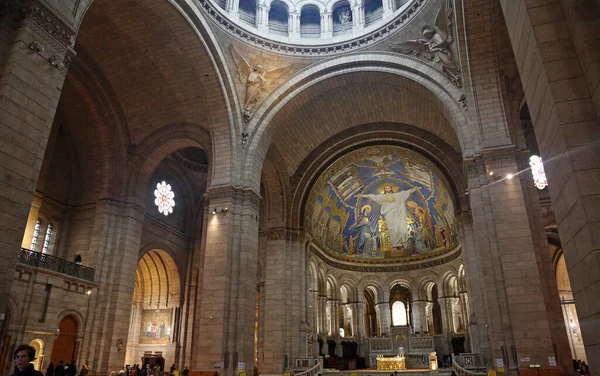 Die Bögen Der Basilika Sacre Coeur Paris Frankreich — Stockfoto