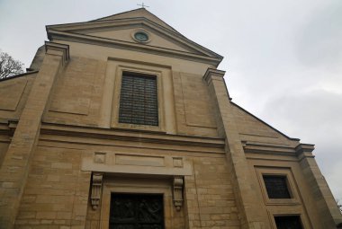 Saint-Pierre De Montmartre ön cephesi - Paris, Fransa