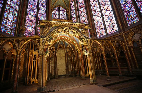 Chasse Voor Heilige Relikwieën Sainte Chapelle Parijs Frankrijk — Stockfoto