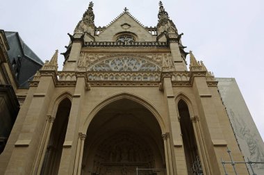 Sainte-Chapelle, Paris, Fransa Cephesi