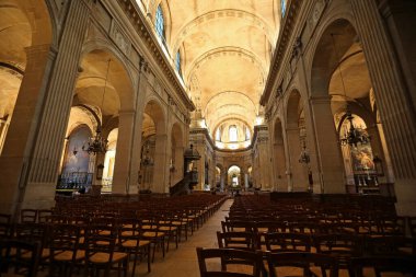 Oyun salonlarının arasında Saint-Nicolas-Du-Chardonnet - 18. yüzyıl - Paris, Fransa