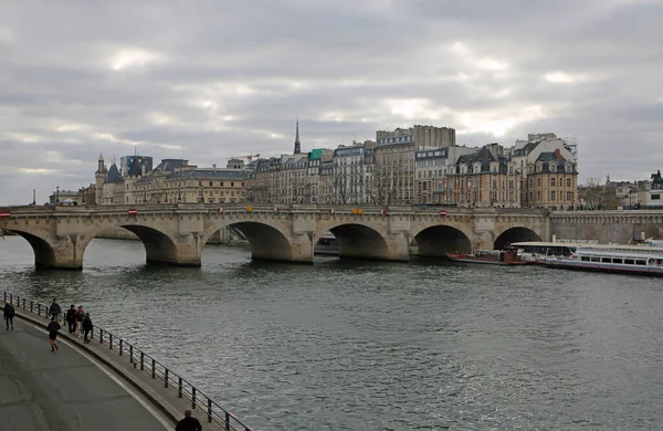 Pont Neuf Paříž Francie — Stock fotografie