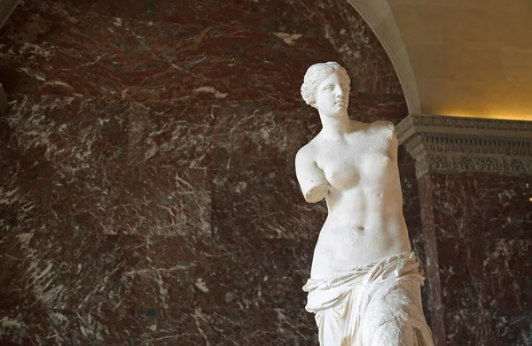 Венера Міло Луврський Музей Париж Франція — стокове фото