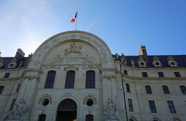 Ordu Müzesinin ön cephesi, Paris, Fransa